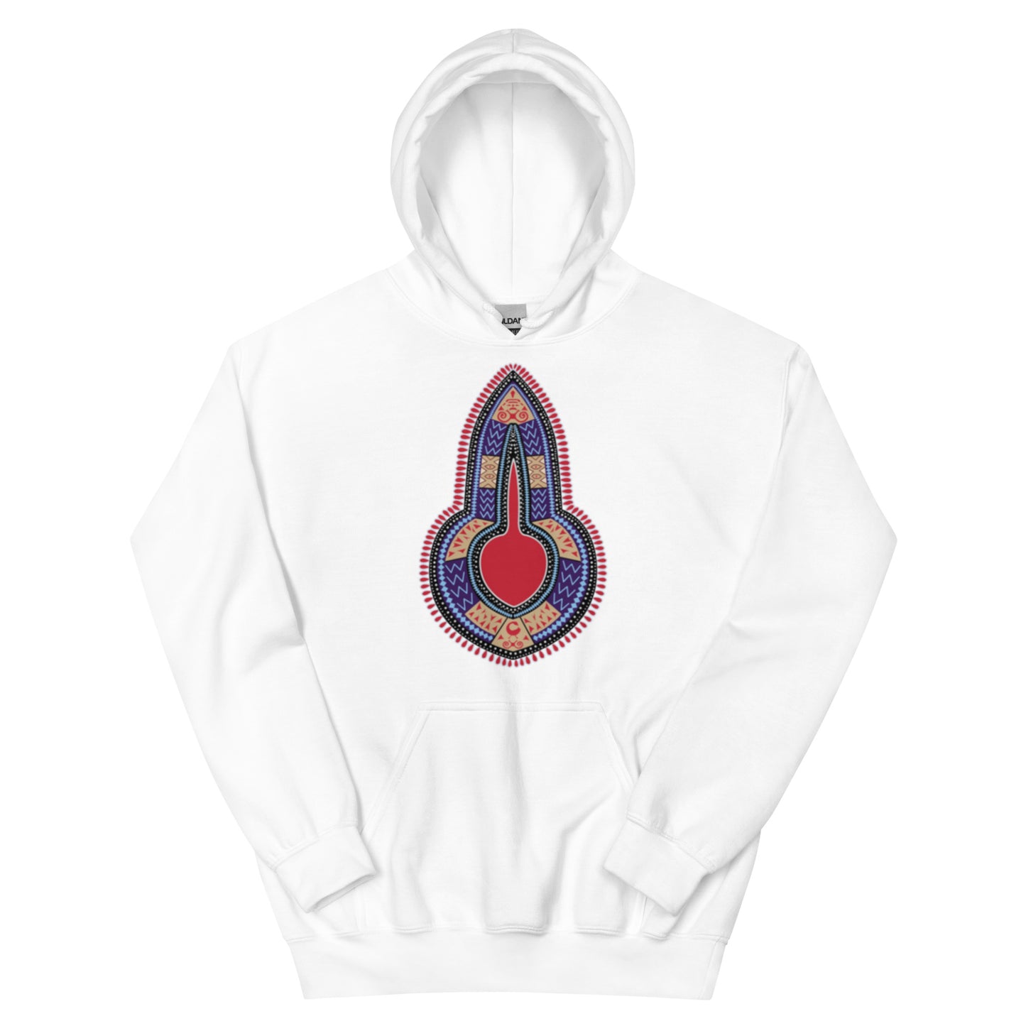 Angelina Compass Black Organic Hoodie